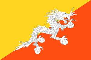 National Flag of Bhutan