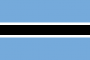 Nationa Flag of Botswana