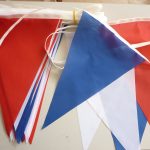 Red white and blue bunting