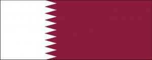 National flag of Qatar