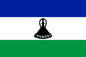 National flag of Lesotho