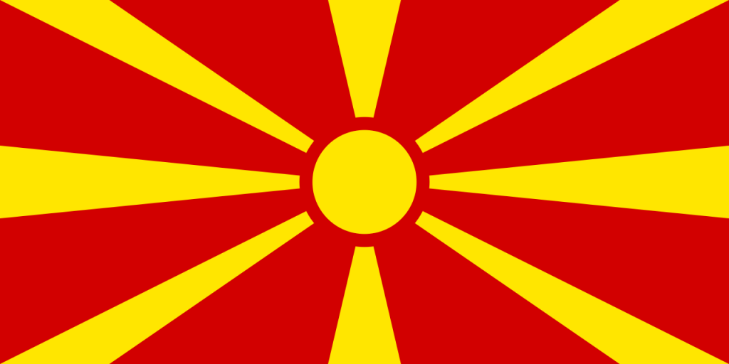 National flag of Macedonia