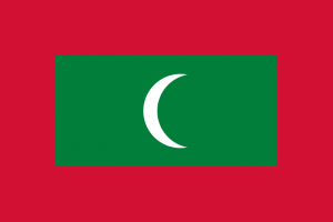 national flag of Maldives Islands