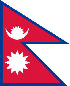 National flag of Nepal