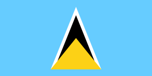 National Flag of St Lucia