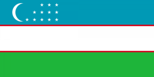 National Flag of Uzbekistan