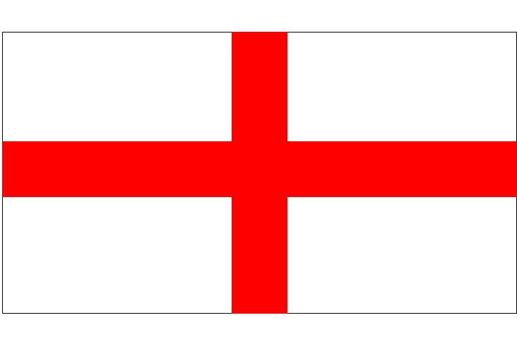 sewn st george flag